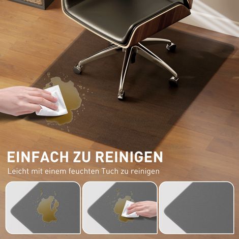 Tapis antidérapant transparent pour sol, épaisseur 1,5 mm, 90 x 120 cm, protection de surface