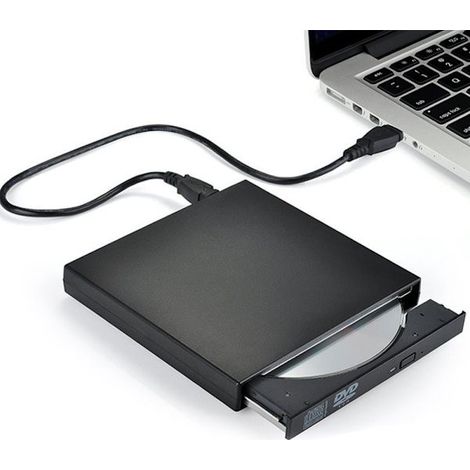 Lecteur CD/DVD externe pour ordinateur portable, lecteur DVD USB 3.0 et Type C