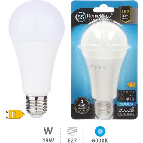 LED E27 STANDARD - 19W BLANC FROID