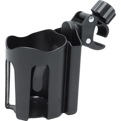 Porte-gobelet pour guidon de vélo – accessoire pour poussette – support antidérapant pour gobelets d'un diamètre de 5 à 8 cm. (1/5)