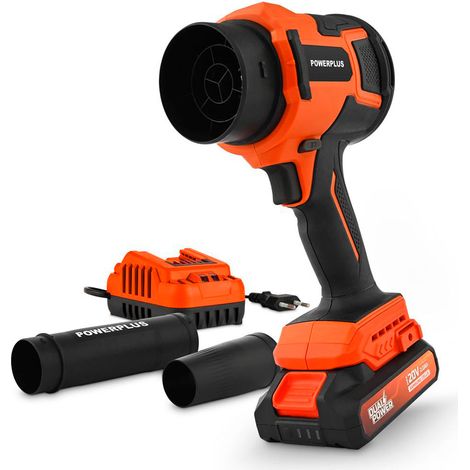 Kit Souffleur Turbo Compact Sans Balais 20 V Avec Batterie Et Chargeur Dual Power