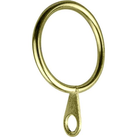 ANELLO PER SCORRITENDA col. oro - Ø 12 mm cf. 6 pz