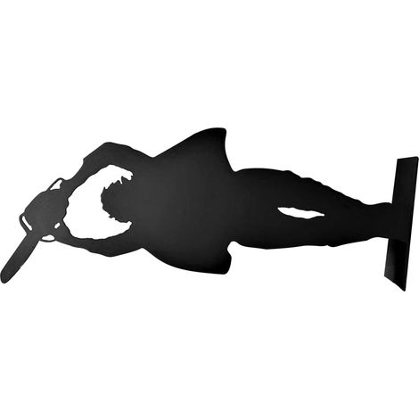 Figurines d'ombres décoratives de bureau pour Halloween, en métal avec revêtement en poudre, 15 cm (6 pouces), type B (1/5)