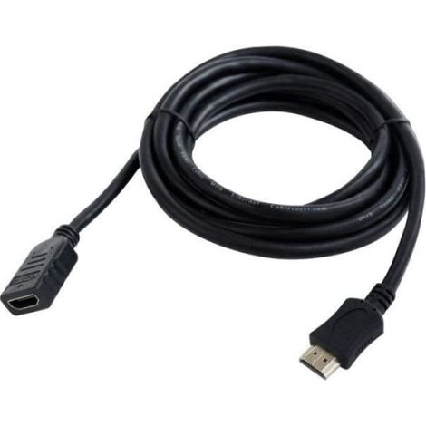Câble HDMI - Extension Ethernet Intégrée - 1.8 M - Blindé - Connecteurs HDMI A Or - 19 Broches