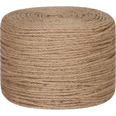 Cuerda 100% yute 6 mm 500 m vidaXL