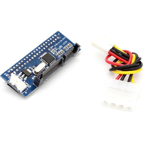 Adaptateur IDE vers SATA pour disque dur 3,5 pouces, lecteur DVD/CD et PC de bureau (1/5)