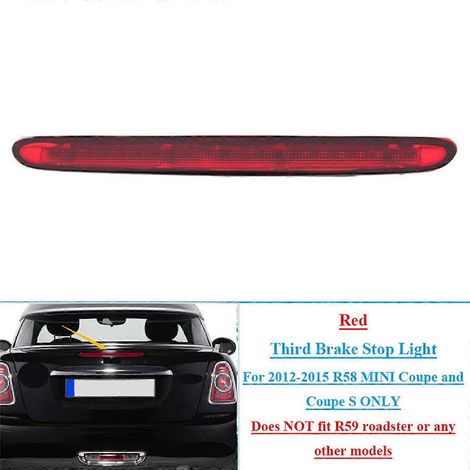 Troisième feu stop rouge pour MINI Coupé et Coupé S R58 (2012-2015) (1/5)