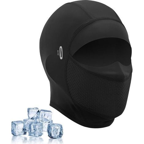 Sommer-Skimaske – Schwarz – Kühlende Motorrad-Sturmhaube – Fahrradmaske aus flammendem Netzgewebe (1/5)
