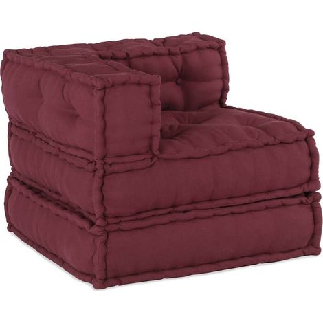 Canapé Modulable 2 pcs Marron 70 x 70 x 56 cm tissu CFW140126 (1/5)