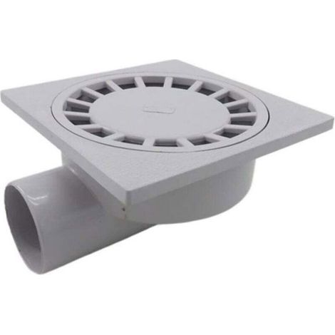 Drainage Mural - 75 mm - PVC Et ABS - Pour Salle De Bain Et Douche - Grand Trafic - 1 Unite (1/4)