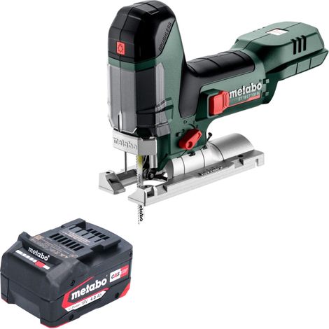 Seghetto alternativo a batteria Metabo ST 18 LT 130 BL 18 V 130 mm senza spazzole + 1x batteria 4,0 Ah - senza caricabatterie