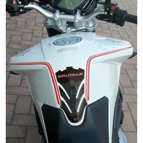 PARASERBATOIO ADESIVO in RESINA GEL 3D compatibile per MOTO MV AGUSTA BRUTALE (1/2)