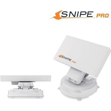 Antenne satellite plate automatisée - SELFSAT - SNIPE PRO - Double conversion - Blanc - Compacte