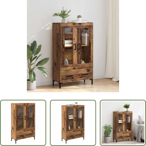 Armoire bois - Haut Armoire Bois Ancien 69,5 x 31 x 115 cm Bois d'ingénierie (1/5)