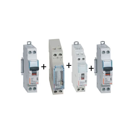 Legrand - LOT - Protection Chauffe eau - Sans contact EDF - 412558+406771+406775+412790 (1/2)
