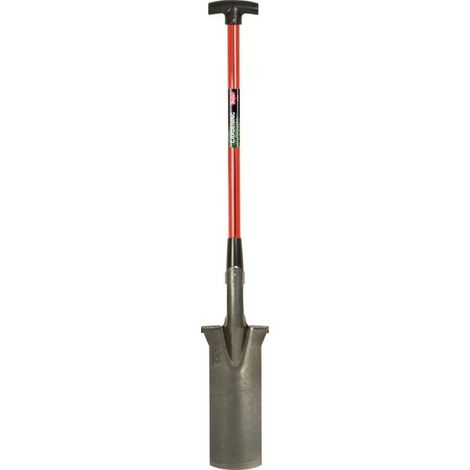 Bêche avec manche fibre 350 x 130 mm – Trempé 48-50 HRC – Coupe auto-affûtante – Poignée en T 100% fibre de verre – Polet (1/6)