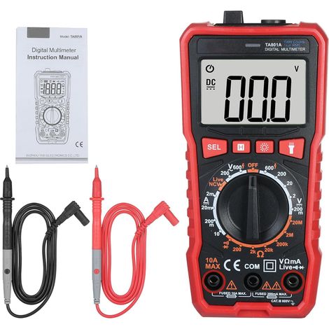 Professional True RMS Digital Multimeter, Mini ABS Tester (1/5)