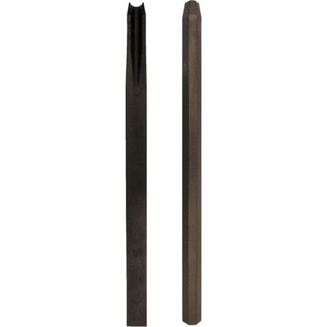 Pflanzstecker für Beete - NATURE - BORDERFIX - aus recyceltem Polyethylen - H58 x 3,6 x 3,8 cm