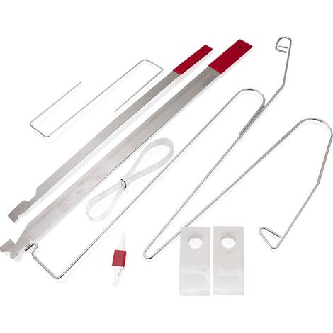Bituxx Tür Öffnungswerkzeug Set 9 tlg. für PKW Auto Auto Notfall Set Werkzeug