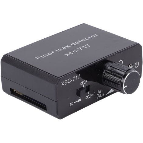 Détecteur de fuite d'eau sans fil Amplification sonore 20000X Capteur de détection portable à double sonde avec écouteurs pour tuyaux Construction de sites en acier en béton Prise UE. (1/5)
