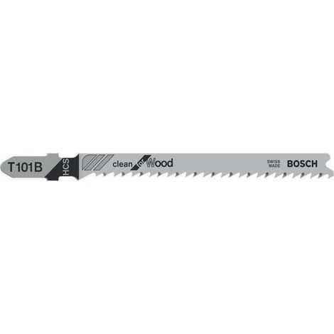 Lame de scie sauteuse T 101 B Clean pour bois, lot de 100