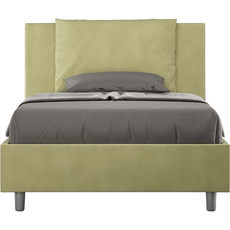 Letto 1 Piazza e Mezzo 120x190 cm Senza Rete Antea Tè Verde (1/5)