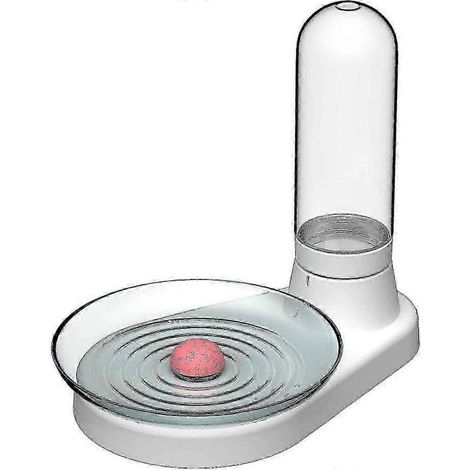 Fontaine à eau non électrique pour animaux de compagnie - Fontaine à eau sans filtre pour chats et chiens, silencieuse et automatique, pour leur garantir une eau propre au quotidien. (1/3)