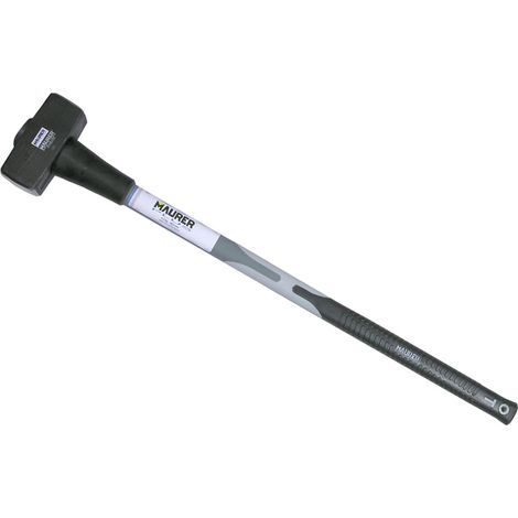 Masse d'armes à double tête, acier forgé, 4 kg, manche en fibre de verre 94276 MAURER PLUS