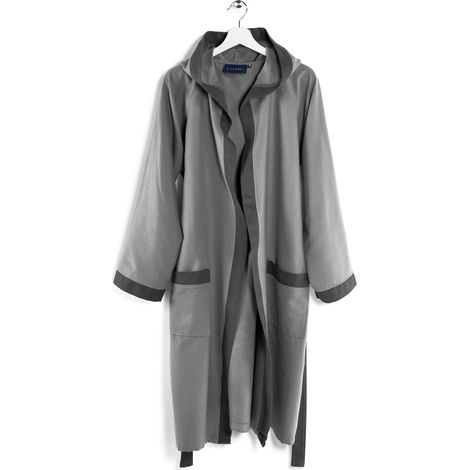 Caleffi - Accappatoio Uomo Donna Microfibra Morbido Leggero Assorbente Accappatoio Donna Uomo Rapida Asciugatura, Accappatoio Microfibra Cappuccio Tasche Cintura con Passanti e Gancio + Bag Coordinata (1/4)