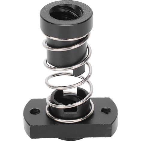 POM-Mutter mit Antibacklash-Technologie zur Vermeidung von Spiel und fehlender Eisenfeder für 3D-Druckerzubehör, 2 mm Steigung