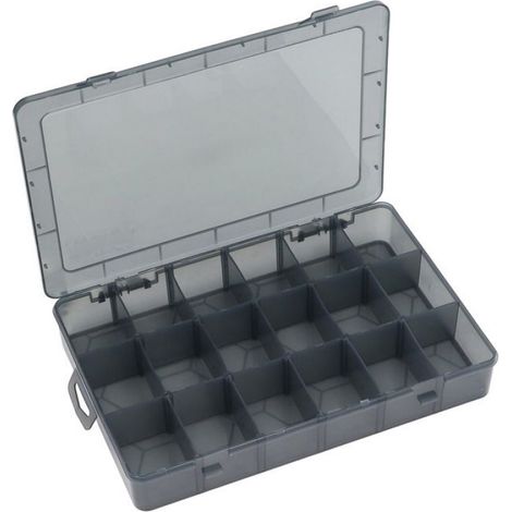 Boîte De Stockage - Boîte De Pièces Multi-compartiments - Diviseurs Ajustables En PP Transparent - Pour Bricolage Et Organisation De Petits Objets - 1 Pièce (1/5)