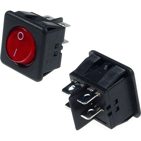 INTERRUPTOR 16A 250V ON-OFF LUZ DE FONDO T2