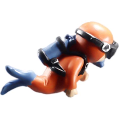 Figurine Plongeur Miniature pour Aquarium - Décoration Paysage et Accessoire pour Bac à Poissons (1/5)