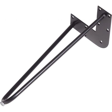 Dieda Bankgestell Hairpin schwarz Maße (L x B x H) 420 x 180 x 59 mm Tischbeine