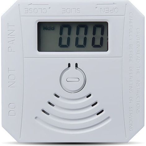 Détecteur de fumée et monoxyde de carboneAlimentation par 2 piles AAAÉcran LEDAlarme sonore ≥75 dBInstallation facile