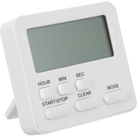 Minuteur numérique et horloge multifonction silencieuse avec (1/5)