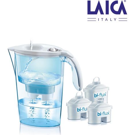 Laica J9047WS Filterkaraffe Weiß 2,3 Liter