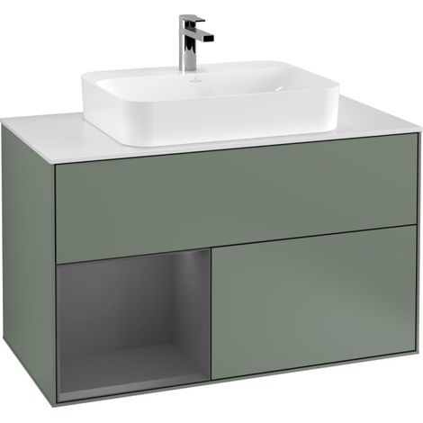Villeroy & Boch F361GKGM Meuble sous-lavabo Finion F36