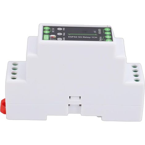 Module de Relais WiFi Industriel, Relais Monocanal avec Télécommande WiFi RS485, Port USB de Type C, pour Applications AIoT et Domotique (1/5)