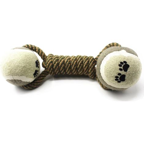Jouets Pour Chien Balle De Tennis, Jouets À Mâcher De Corde De Coton Durable, Bénéfique Pour La Santé Dentaire De Chien, Jouet De Cordes Interactives Pour Les Petits/Moyen Chien