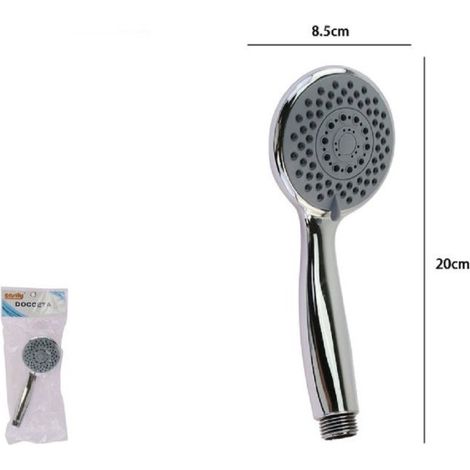 Trade Shop - Ducha De La Mano 8,5 X 20cm Doccino Ducha Cabeza Moderno Baño Redondo Multi-optin 79973 -