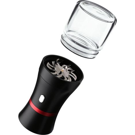Moulin à café électrique, moulin à café rechargeable par USB, chambre de broyage en verre, design compact, moulin à café électrique portable, moulin à café pour (1/5)