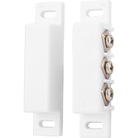 Système d'alarme antivol magnétique filaire pour portes et fenêtres, avec contact magnétique, pour magasins et garages.