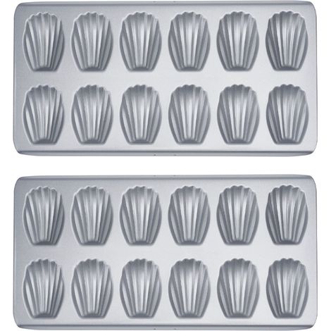 Cookie Tray - Shell Shape Baking Mold - For Oven Use - 40 x 23 cm - High-Carbon Steel - 1 Piece (1/5)