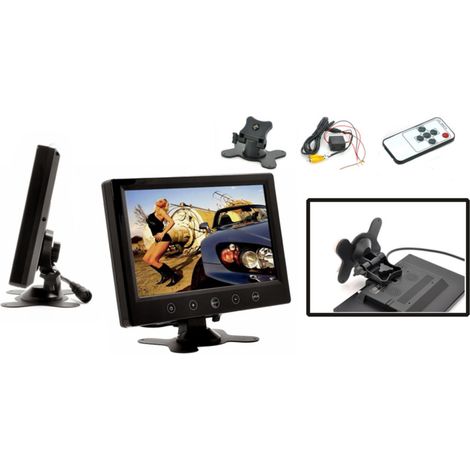 TrAdE Shop Traesio - Tv Televisore Monitor Lcd 9'' Touch Screen Tft Videosorveglianza Vga Bnc Hdmi -