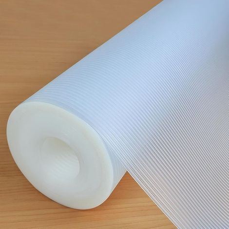 60cmx500cm Tapis Fond de Tiroir Antiderapant Non adhésif, DIY Tapis de Placard Etagere Cuisine, EVA Plastique Protection pour Meuble (Transparent) (1/5)