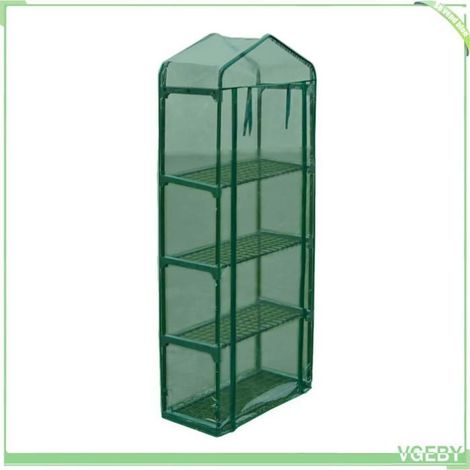 Serre - FAFEICY - 40619 - 4 étagères - PVC 100% - 69 x 32 x 160 cm (1/4)