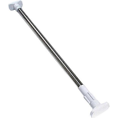 Tringle à rideaux télescopique multifonction pour fenêtres (50-80 cm), barre de tension rétractable, barre à linge télescopique. (1/5)