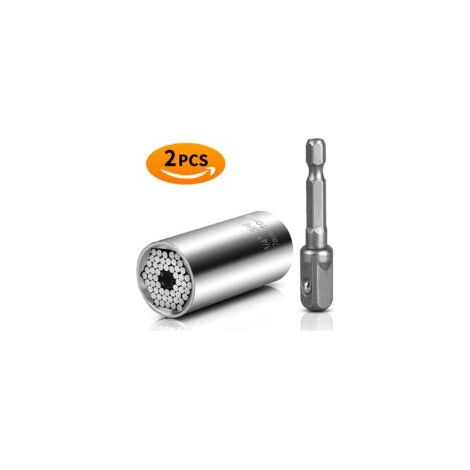 Chiave a bussola, chiave universale, chiave universale per dadi, utensili manuali multifunzione, adattatore per riparazioni, utensili per riparazioni, pinze 7-19 mm con adattatore - Crezuo