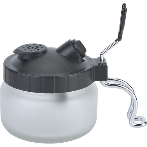 Réservoir de nettoyage pour pistolet à peinture, réservoir de nettoyage pour pigments en fibre de verre et plastique (ensemble de trois réservoirs de nettoyage) (1/3)